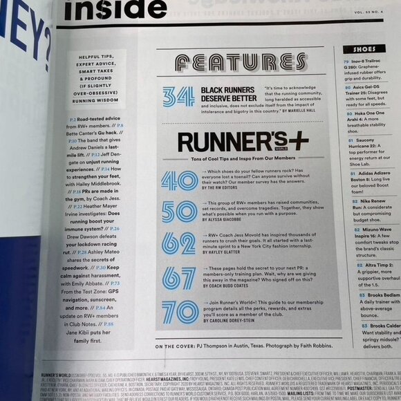 Runners World Magazine u Vol 53 Issue 4 2020 Inspiration and Advice - Picture 3 of 6